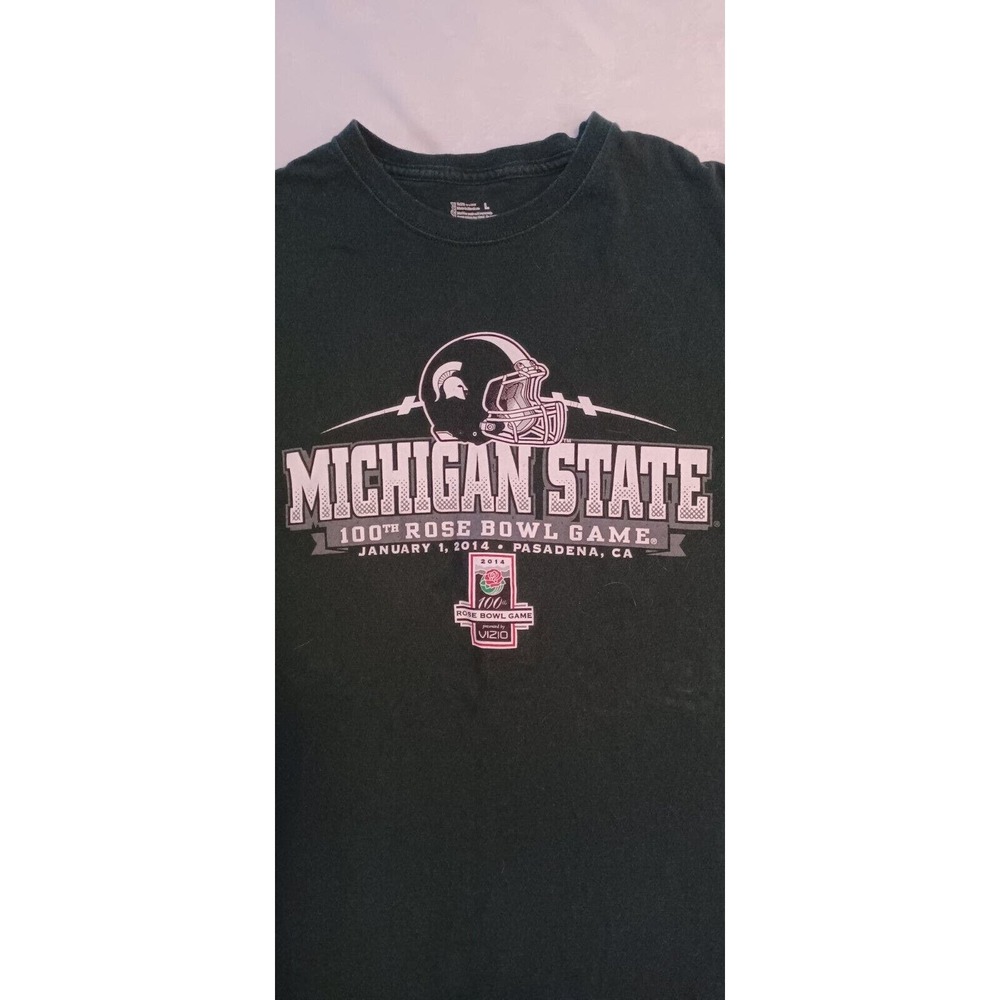 Michigan State Spartans Football 2014 100th Rose Bowl Jansport T-Shirt Women L